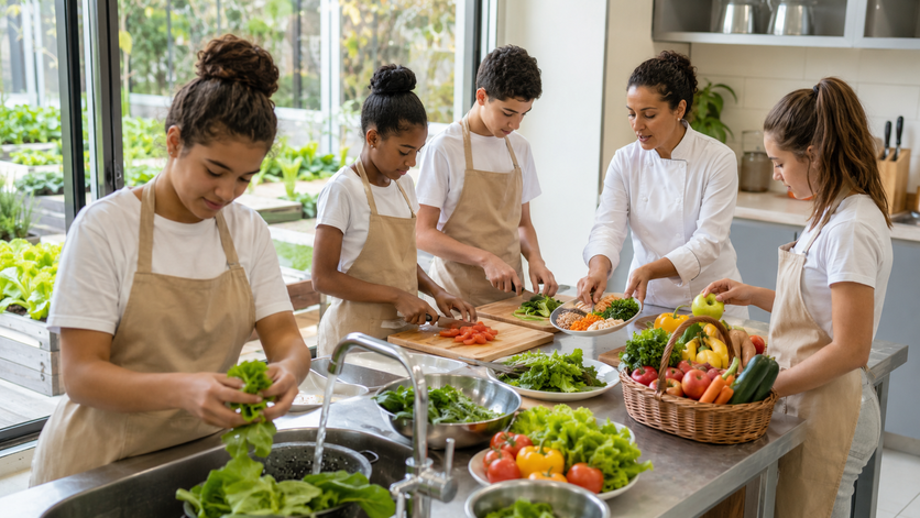 EDUCAÇÃO NUTRICIONAL, SEGURANÇA ALIMENTAR E PREPARO DE ALIMENTOS