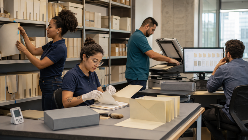 TÉCNICAS BÁSICAS EM ARQUIVO E INFORMAÇÃO